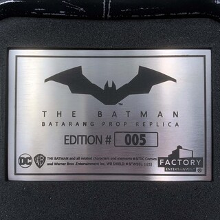 Foto 5 | Réplica The Batman: Batarang Factory Entertainment Prop
