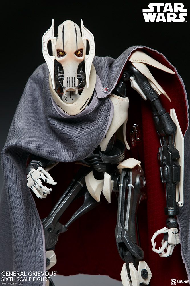 Foto 3 pulgar | Figura Sideshow 1:6 De Escala Star Wars The Clone Wars: General Grievous