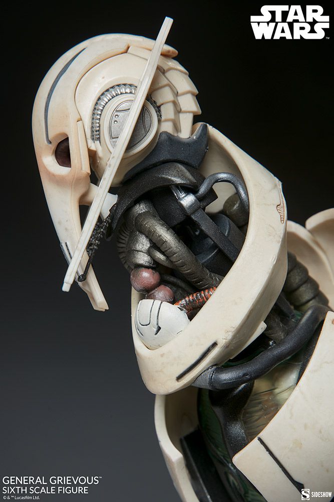 Foto 7 pulgar | Figura Sideshow 1:6 De Escala Star Wars The Clone Wars: General Grievous