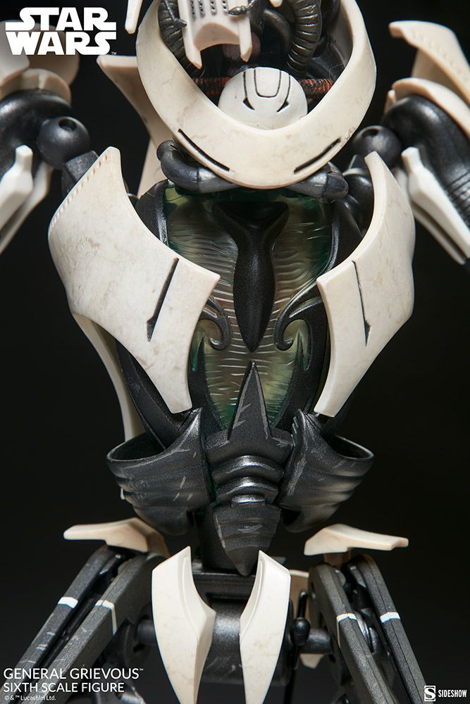 Foto 8 pulgar | Figura Sideshow 1:6 De Escala Star Wars The Clone Wars: General Grievous