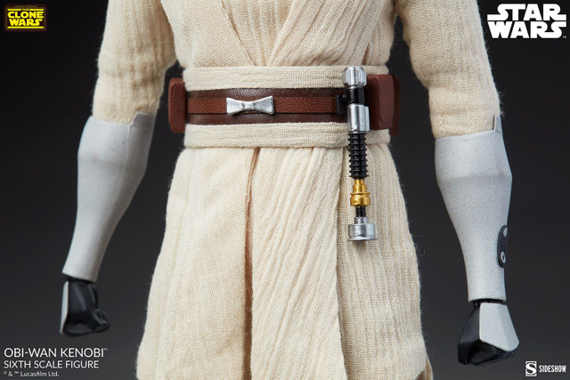 Foto 8 pulgar | Figura Sideshow 1:6 De Escala Star Wars The Clone Wars: Obi-wan Kenobi