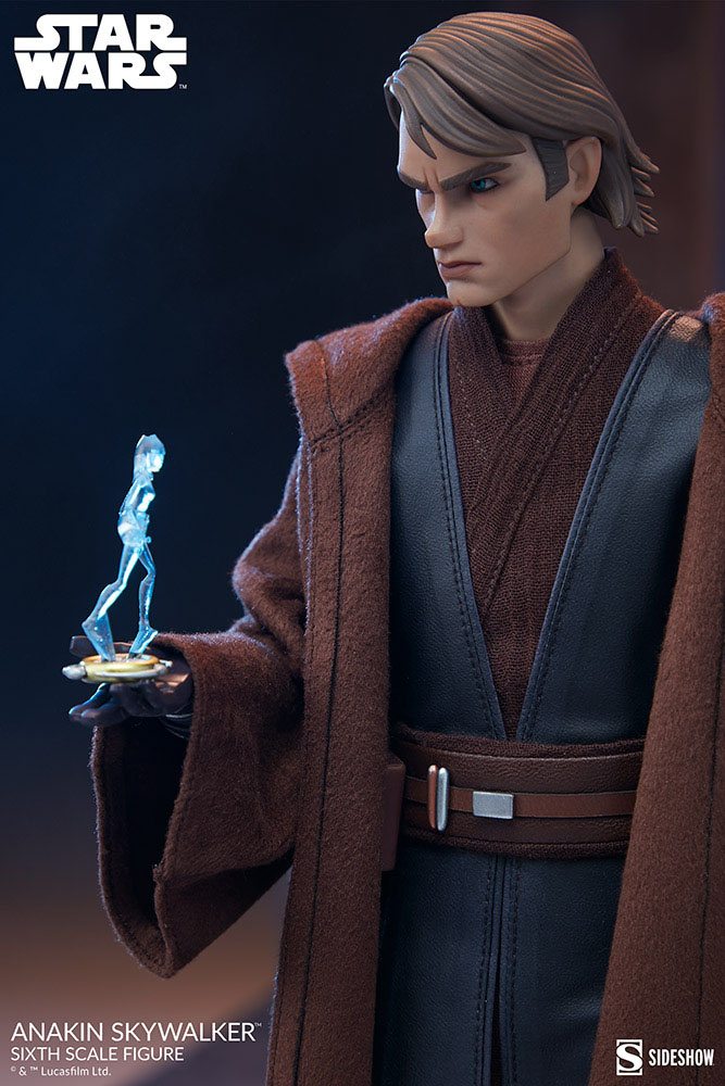 Foto 8 pulgar | Figura Sideshow 1/6 De Escala Star Wars The Clone Wars: Anakin Skywalker