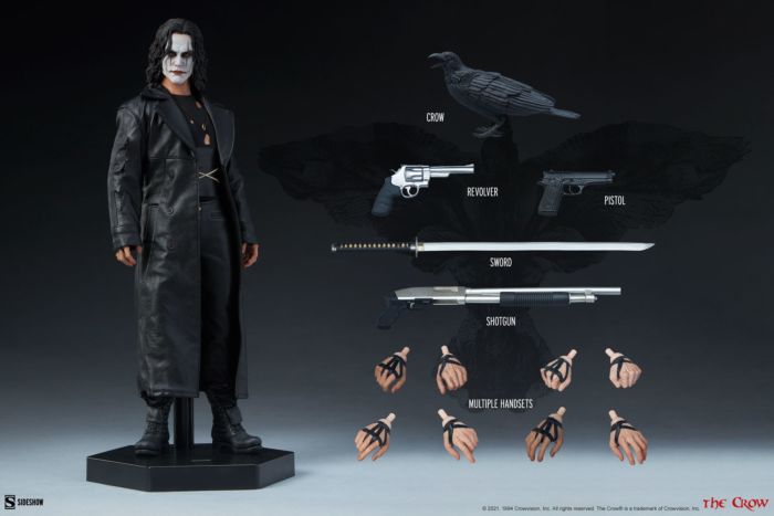 Foto 8 pulgar | Figura Sideshow 1:6 De Escala The Crow