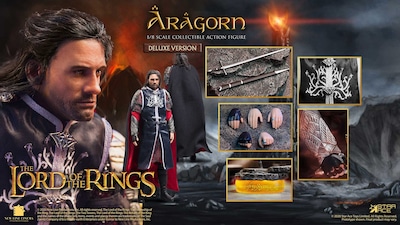 Foto 7 | Figura Star Ace Toys 1:8 de Escala The Lord Of The Rings: Aragorn 2.0 King