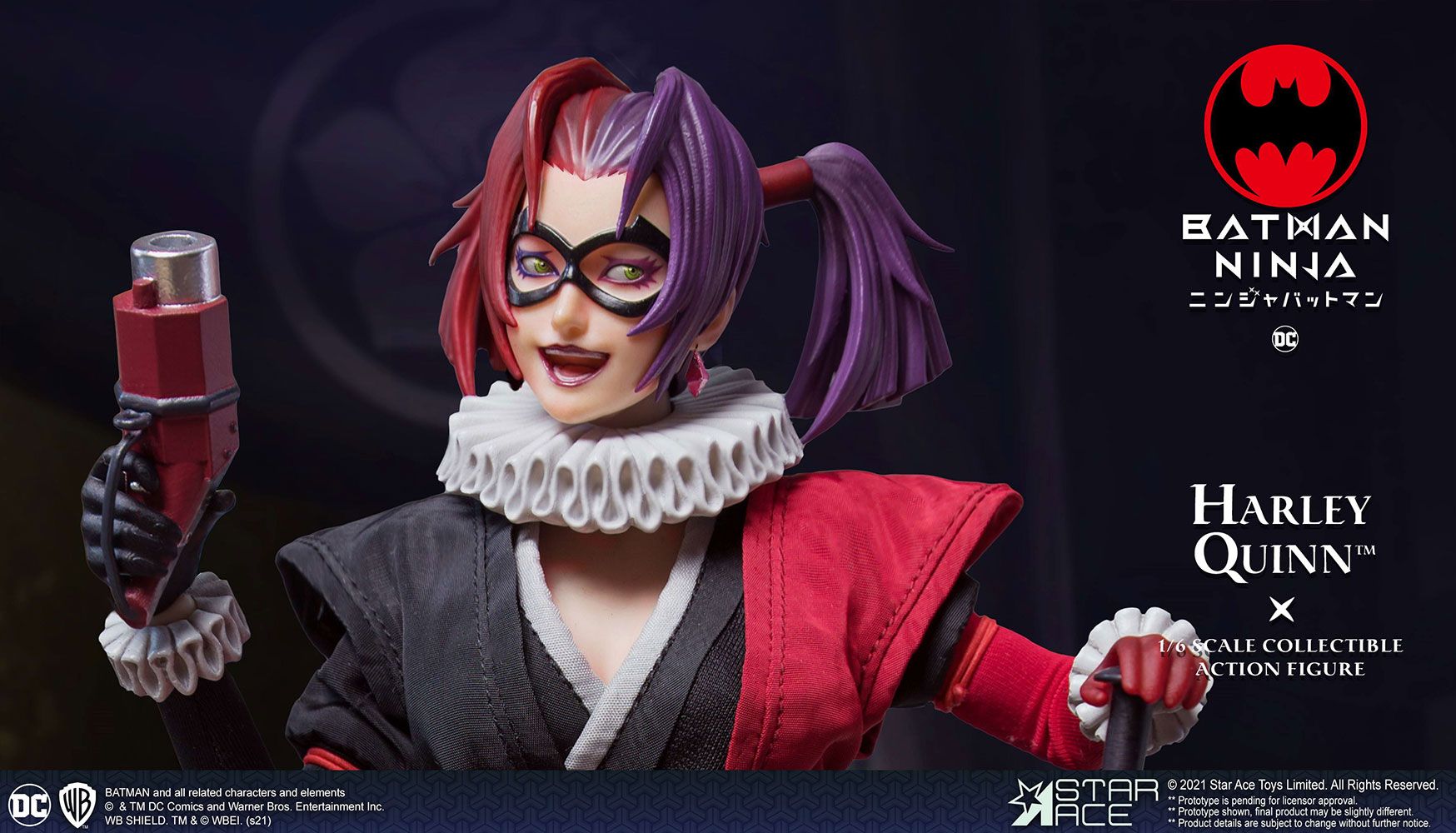 Foto 4 pulgar | Figura Star Ace Toys 1:8 de Escala Batman Ninja: Harley Quinn Deluxe Version