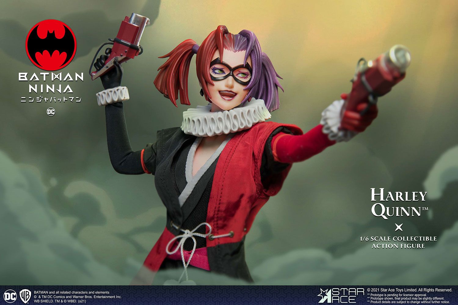 Foto 5 pulgar | Figura Star Ace Toys 1:8 de Escala Batman Ninja: Harley Quinn Deluxe Version