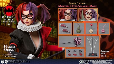 Foto 6 | Figura Star Ace Toys 1:8 de Escala Batman Ninja: Harley Quinn Deluxe Version