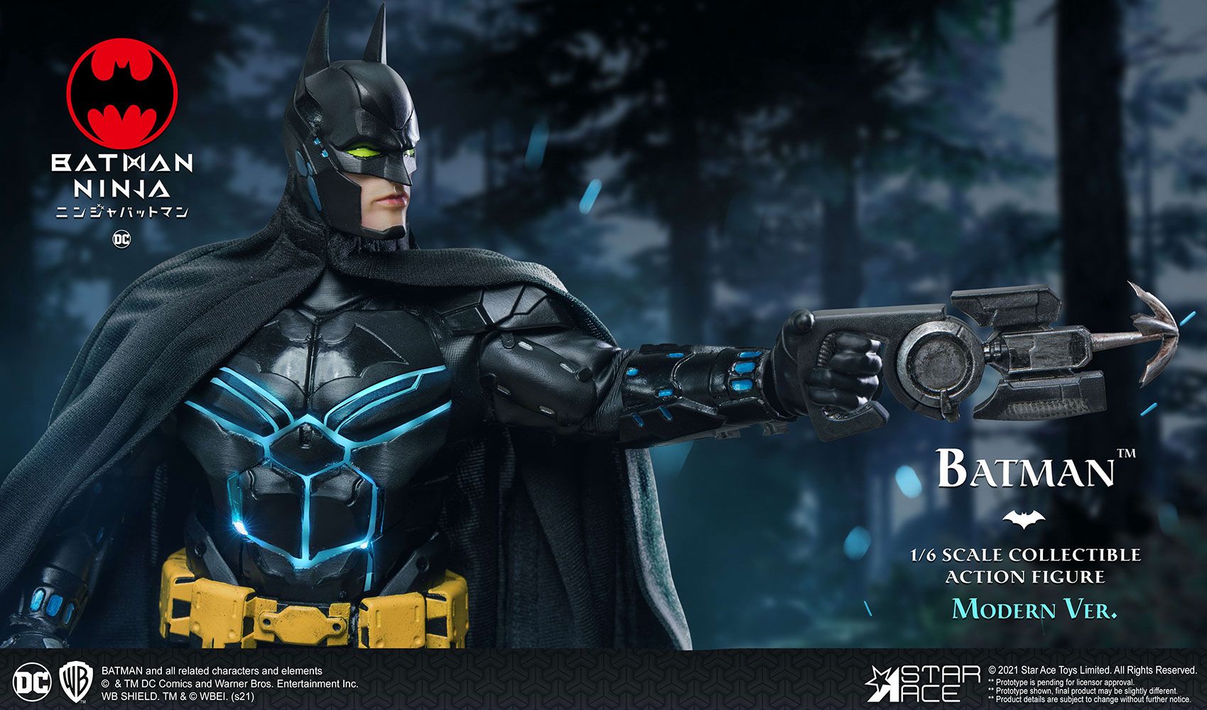 Foto 5 | Figura Star Ace Toys 1:6 de Escala Batman Ninja: Modern Batman Normal Versión