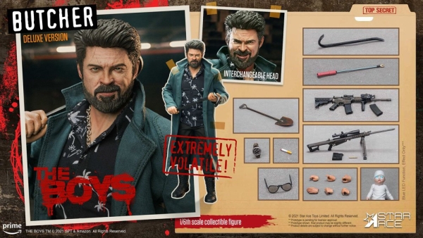 Foto 8 | Figura Star Ace Toys 1:6 de Escala The Boys: Butcher Deluxe Version