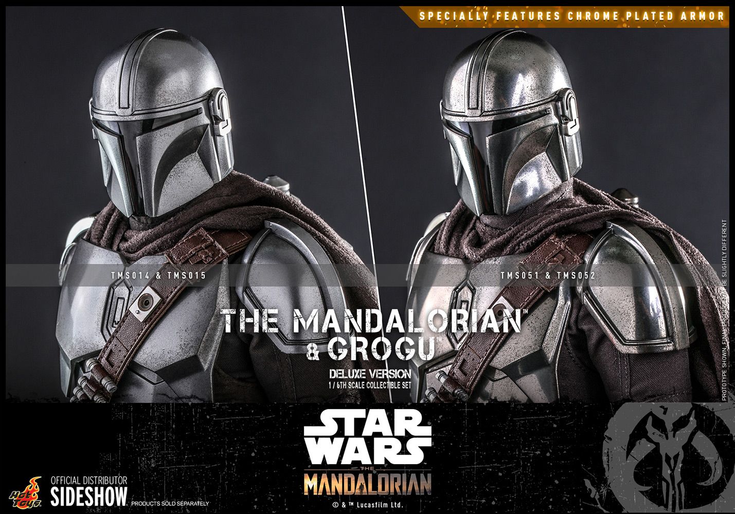 Foto 3 pulgar | Figura Hot Toys 1:6 de Escala Star Wars: The Mandalorian And Grogu Deluxe Version