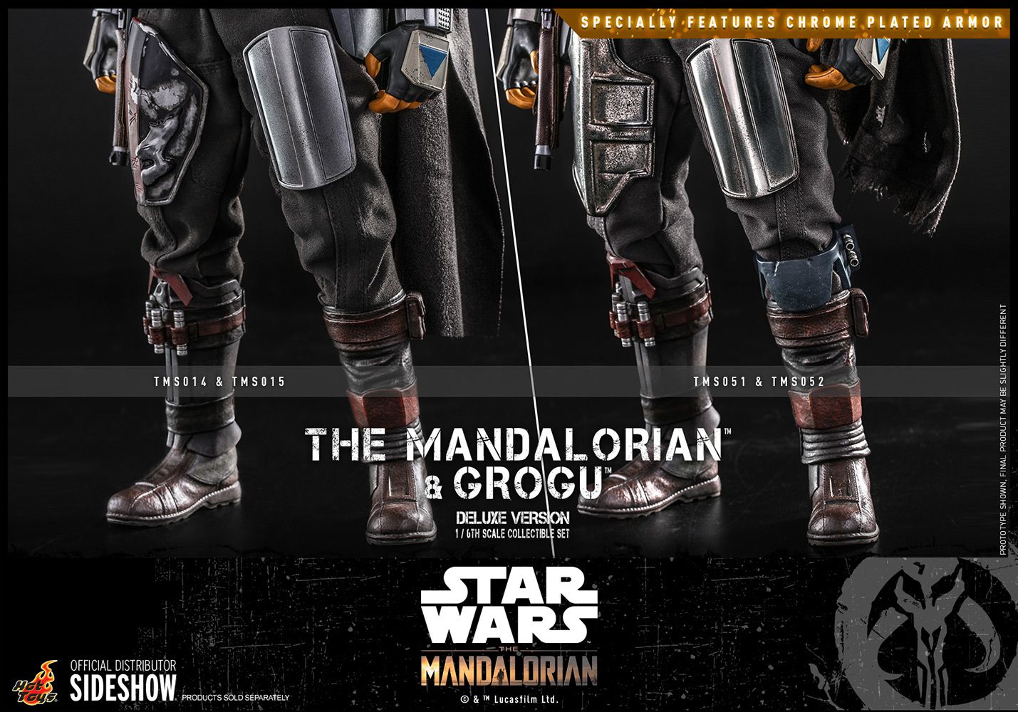 Foto 4 pulgar | Figura Hot Toys 1:6 de Escala Star Wars: The Mandalorian And Grogu Deluxe Version