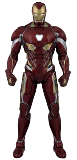 Foto 1 | Figura Threezero Dlx Avengers Infinity War: Iron Man Mark 50