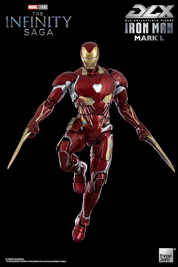 Foto 3 pulgar | Figura Threezero Dlx Avengers Infinity War: Iron Man Mark 50