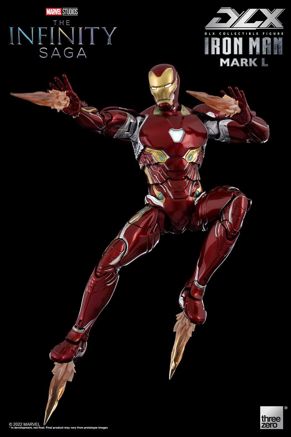 Foto 6 pulgar | Figura Threezero Dlx Avengers Infinity War: Iron Man Mark 50