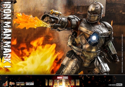 Foto 4 | Figura 1:6 de Escala Hot Toys Marvel Iron Man: Mark 1