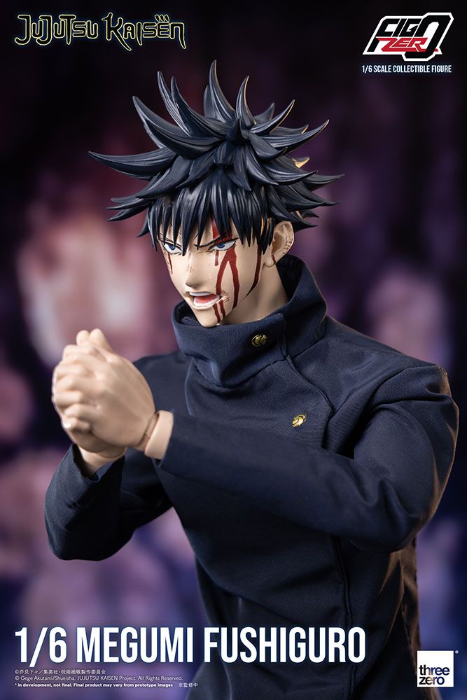 Foto 5 pulgar | Figura Threezero 1:6 de Escala Jujutsu Kaisen: Megumi Fushiguro