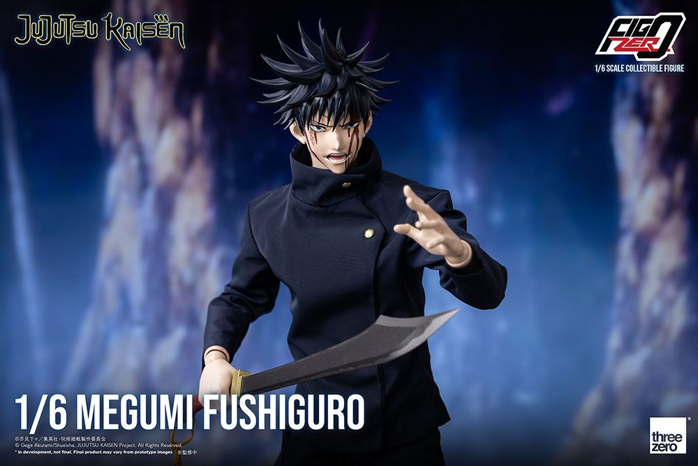 Foto 6 pulgar | Figura Threezero 1:6 de Escala Jujutsu Kaisen: Megumi Fushiguro