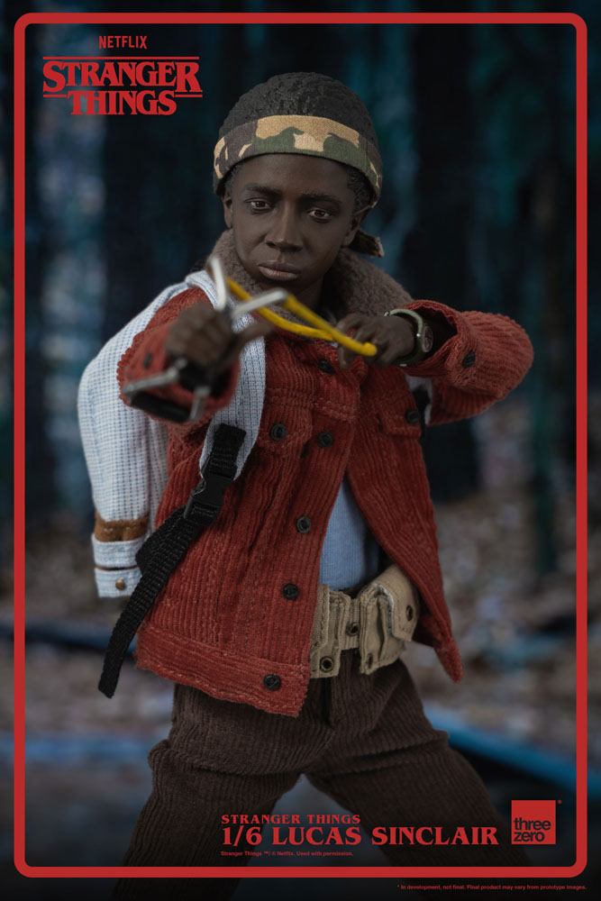 Foto 6 pulgar | Figura Threezero 1:6 de Escala Netflix Stranger Things: Lucas Sinclair