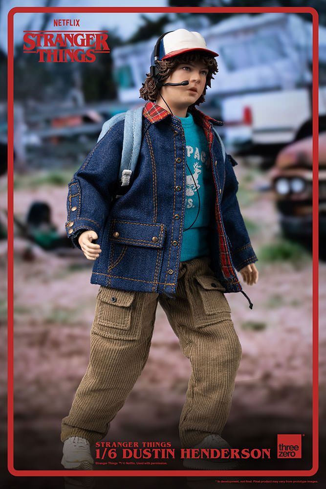 Foto 4 pulgar | Figura Threezero 1:6 de Escala Netflix Stranger Things: Dustin Henderson