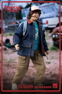 Foto 3 | Figura Threezero 1:6 de Escala Netflix Stranger Things: Dustin Henderson