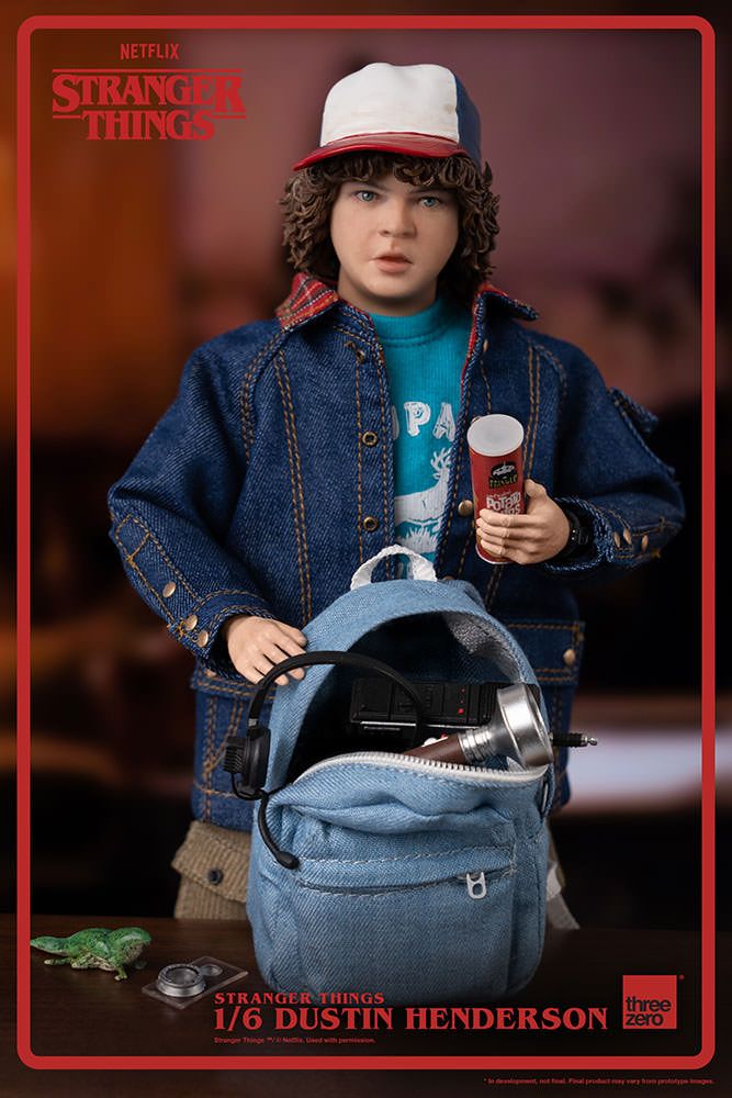 Foto 6 pulgar | Figura Threezero 1:6 de Escala Netflix Stranger Things: Dustin Henderson