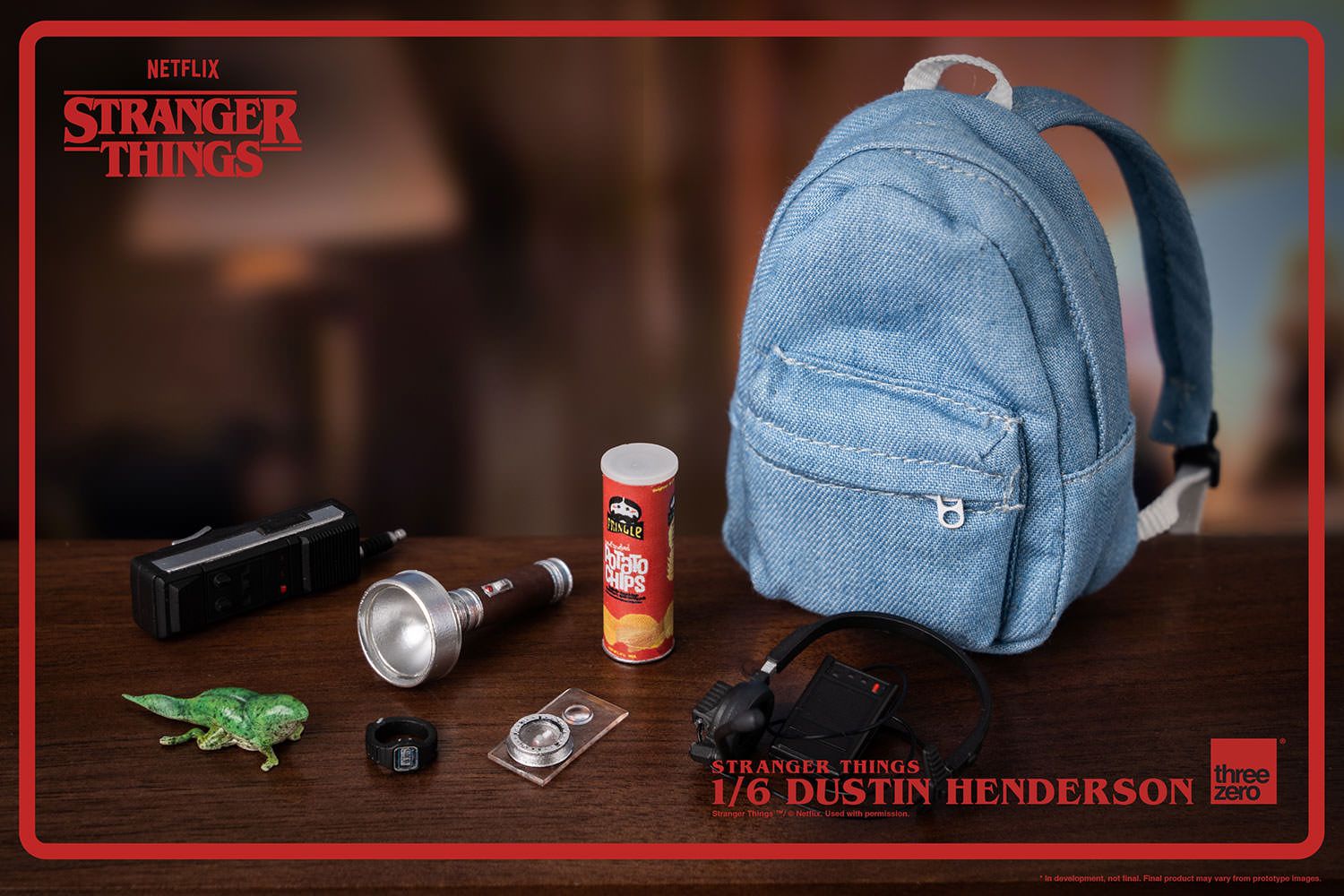 Foto 8 pulgar | Figura Threezero 1:6 de Escala Netflix Stranger Things: Dustin Henderson