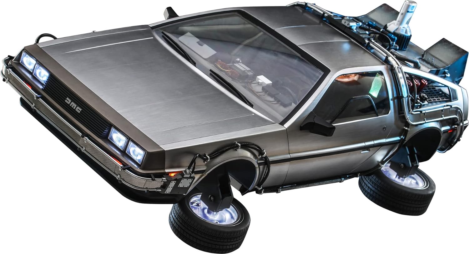 Vehículo Coleccionable Hot Toys Back To The Future Part 2: DeLorean Escala 1:6