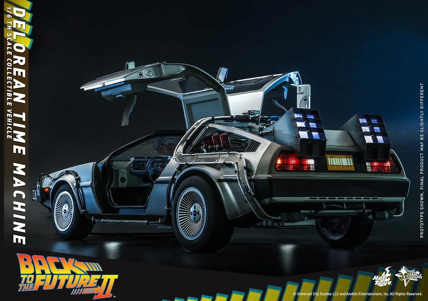 Foto 4 pulgar | Vehículo Coleccionable Hot Toys Back To The Future Part 2: DeLorean Escala 1:6