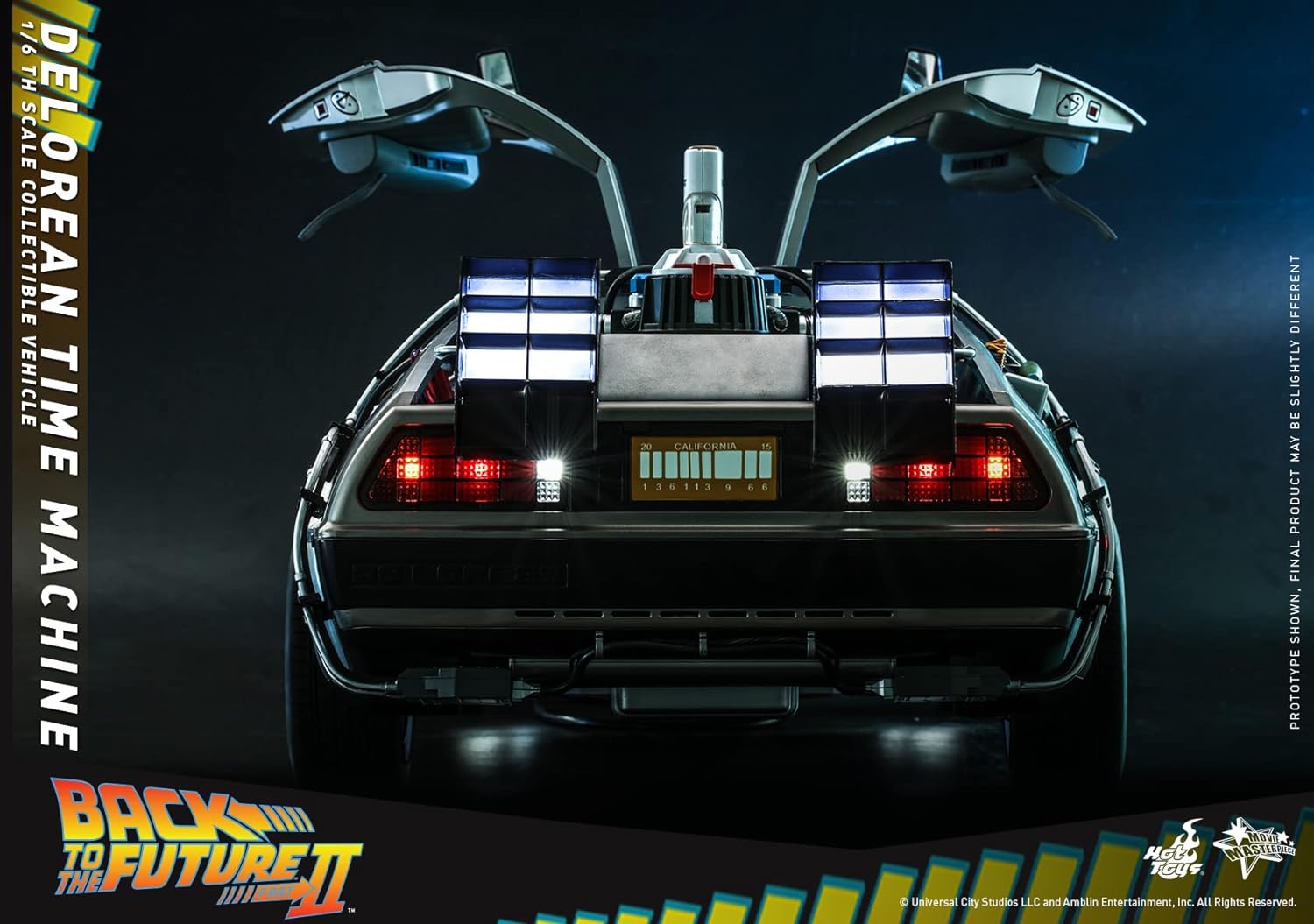 Foto 5 pulgar | Vehículo Coleccionable Hot Toys Back To The Future Part 2: DeLorean Escala 1:6