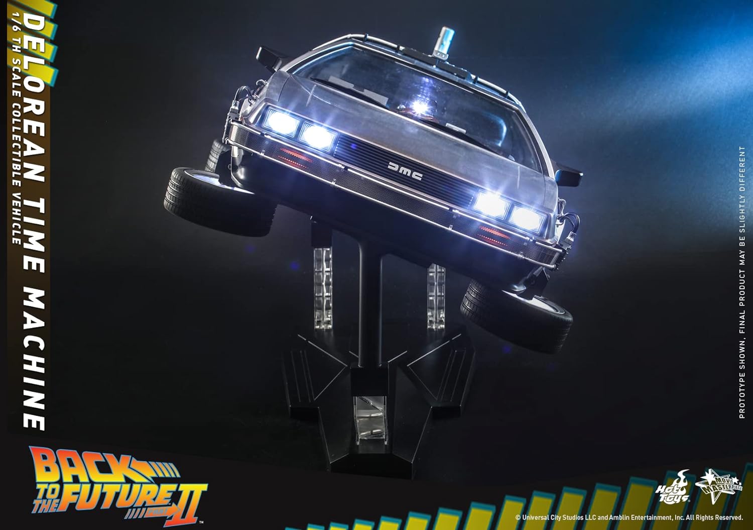 Foto 6 pulgar | Vehículo Coleccionable Hot Toys Back To The Future Part 2: DeLorean Escala 1:6