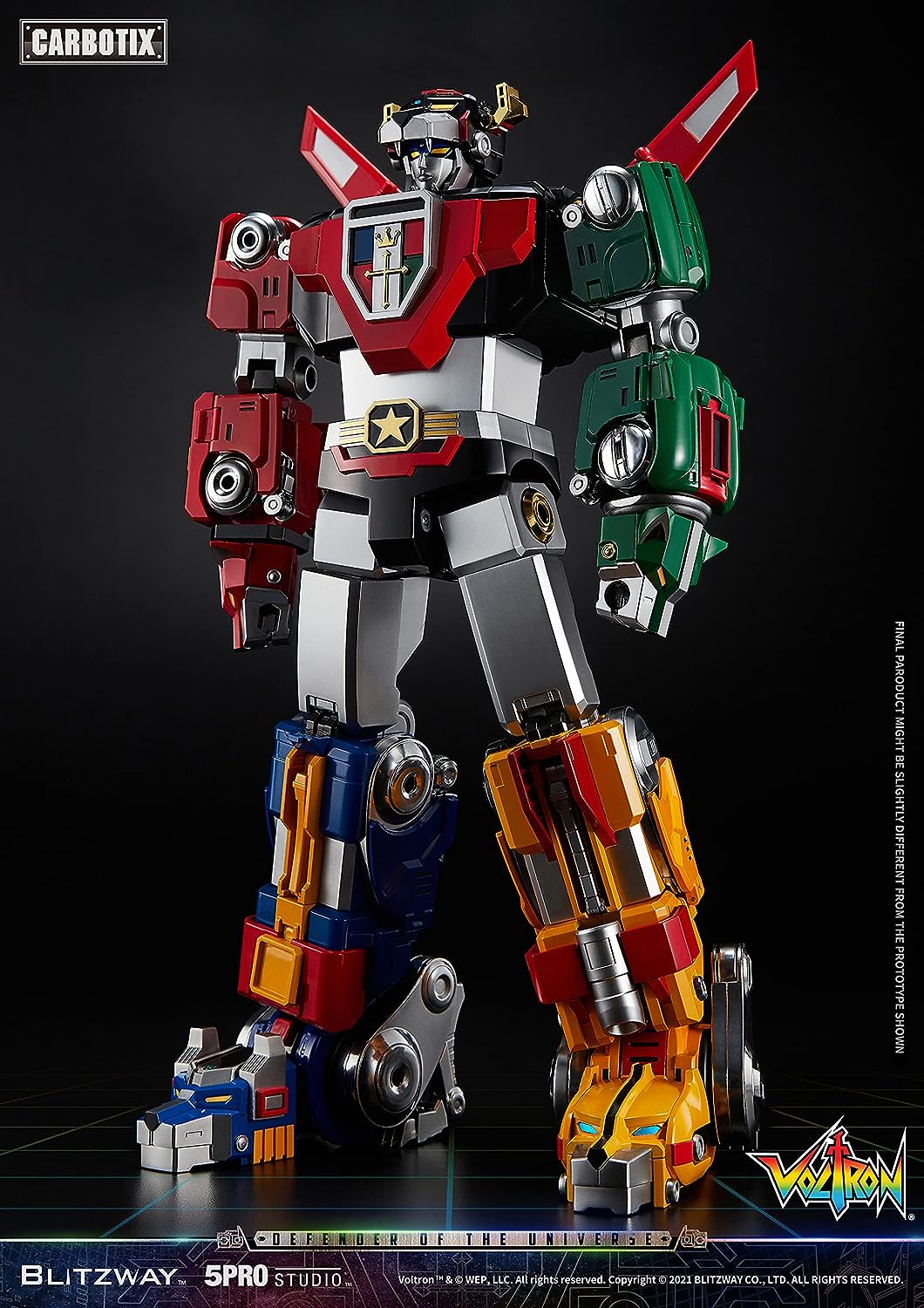 Foto 3 pulgar | Figura Coleccionable Blitzway Voltron