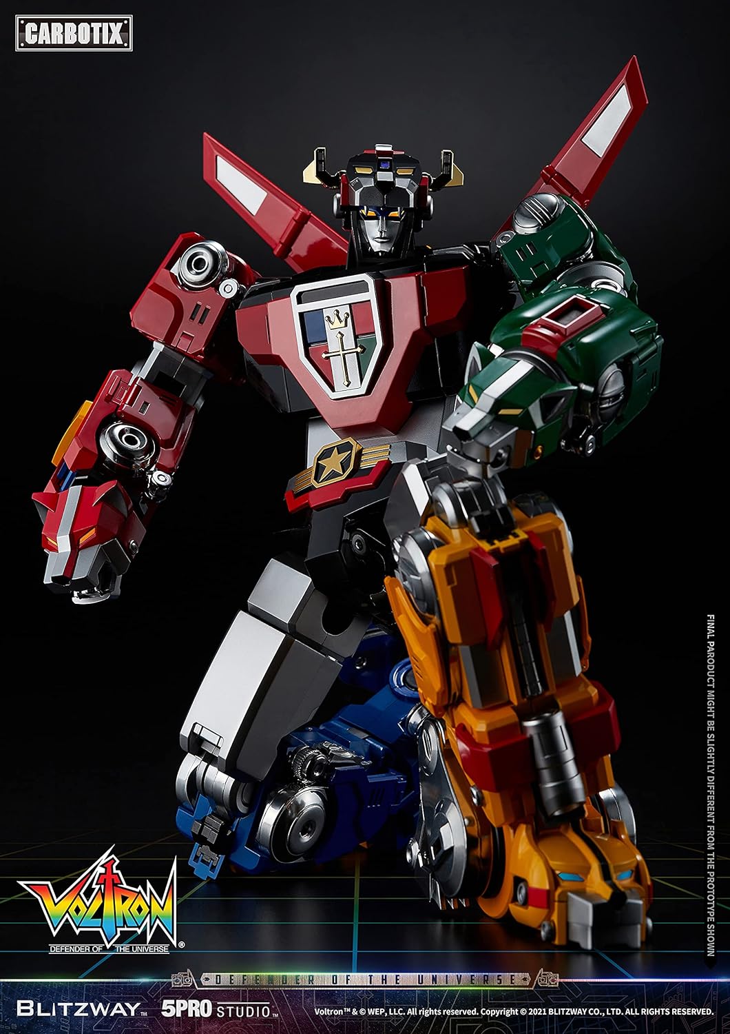 Foto 4 pulgar | Figura Coleccionable Blitzway Voltron