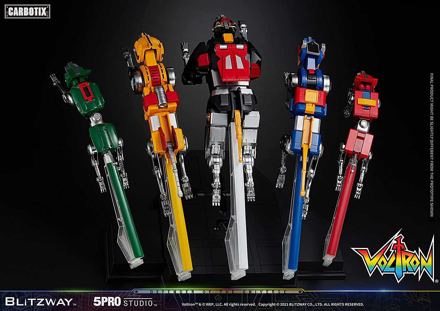 Foto 6 pulgar | Figura Coleccionable Blitzway Voltron