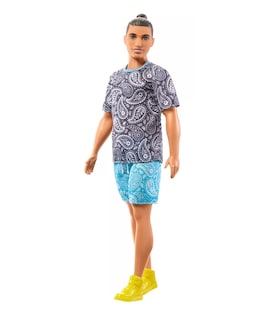 Foto 3 | Muñeco Ken con Playera Estampada Barbie Fashion & Beauty