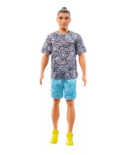 Foto 4 | Muñeco Ken con Playera Estampada Barbie Fashion & Beauty