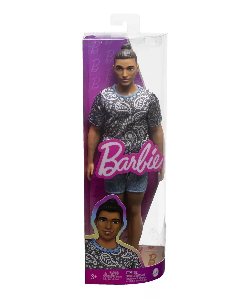 Foto 5 | Muñeco Ken con Playera Estampada Barbie Fashion & Beauty