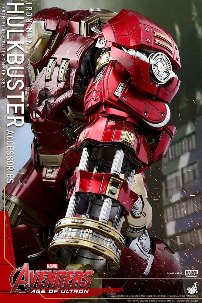 Foto 4 pulgar | Hot Toys Collectible Set Marvel Avengers Age Of Ultron: Hulkbuster Set De Accesorios