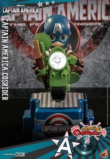 Foto 3 | Figura Coleccionable Hot Toys Cosrides Marvel Studios: Capitán América Función Led y Sonido