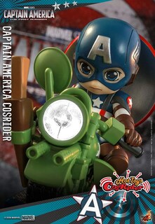 Foto 4 | Figura Coleccionable Hot Toys Cosrides Marvel Studios: Capitán América Función Led y Sonido