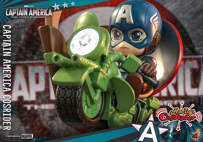Foto 5 | Figura Coleccionable Hot Toys Cosrides Marvel Studios: Capitán América Función Led y Sonido