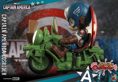 Foto 6 | Figura Coleccionable Hot Toys Cosrides Marvel Studios: Capitán América Función Led y Sonido
