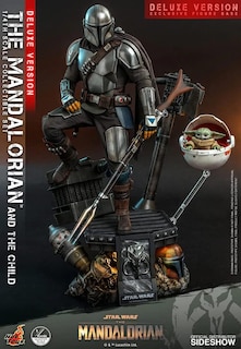 Foto 3 | Figura Hot Toys 1:4 De Escala Star Wars The Mandalorian: Mandalorian And The Child