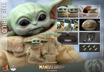 Foto 8 | Figura Hot Toys 1:4 De Escala Star Wars The Mandalorian: The Child