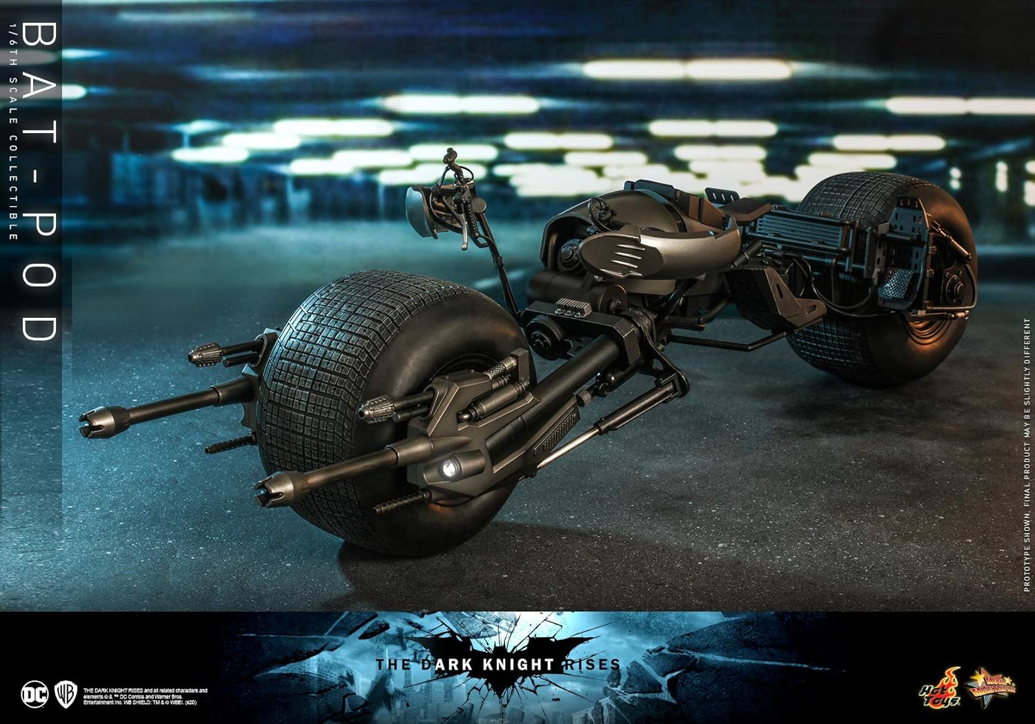 Foto 3 pulgar | Hot Toys 1:6 De Escala Dc Batman: The Dark Knight Rises Bat-pod