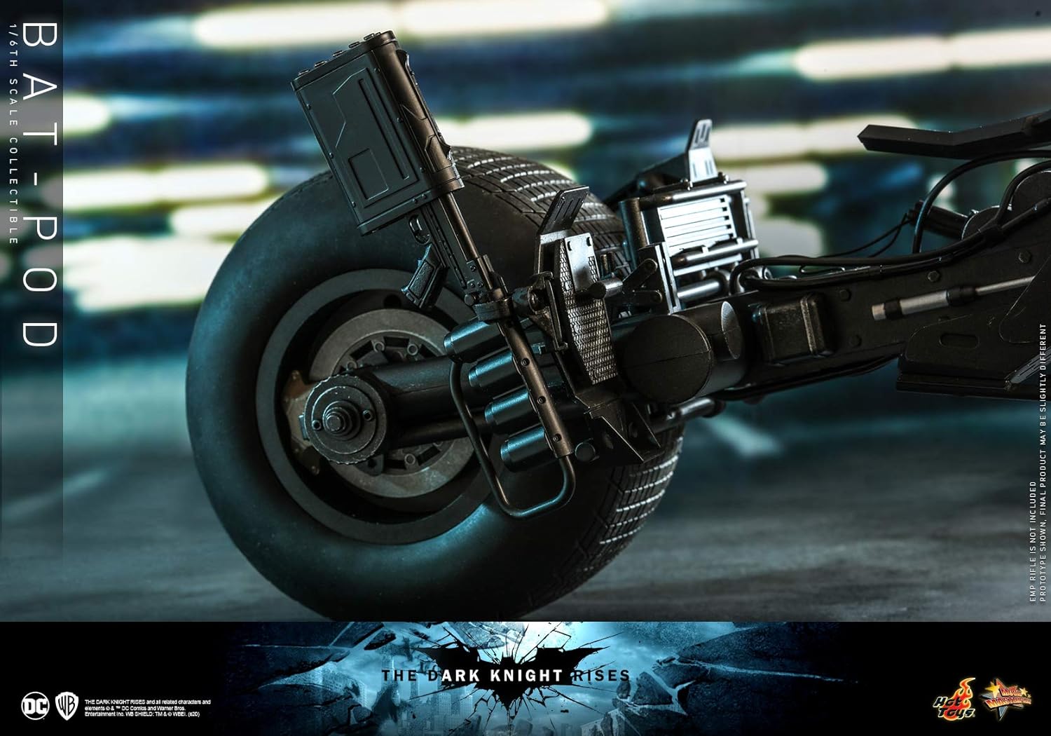 Foto 6 pulgar | Hot Toys 1:6 De Escala Dc Batman: The Dark Knight Rises Bat-pod