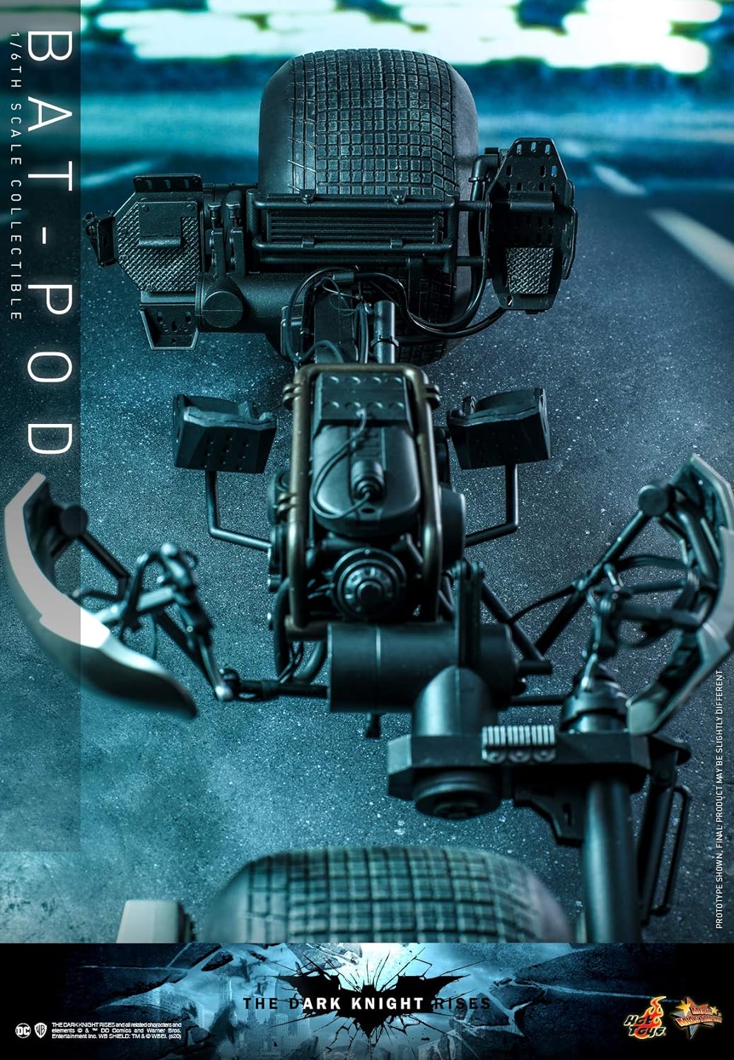 Foto 8 pulgar | Hot Toys 1:6 De Escala Dc Batman: The Dark Knight Rises Bat-pod