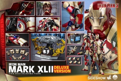 Foto 8 | Figura Hot Toys 1:4 De Escala Marvel Iron Man 3: Iron Man Mark 43