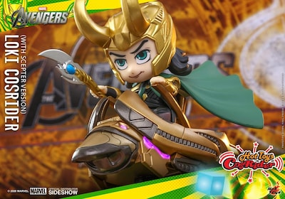 Foto 3 | Figura Coleccionable Hot Toys Cosrides Marvel The Avengers: Loki Función Led y Sonido