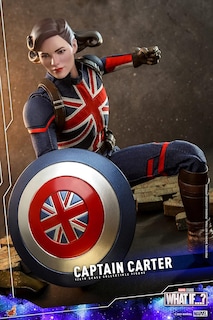 Foto 3 | Figura Capitana Carter Marvel What If...? Hot Toys 1:6 de Escala