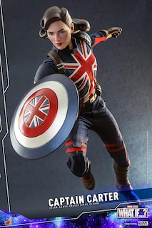 Foto 4 | Figura Capitana Carter Marvel What If...? Hot Toys 1:6 de Escala